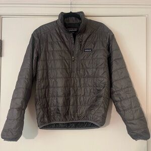 EUC Patagonia Men's Gray Puffer Jacket